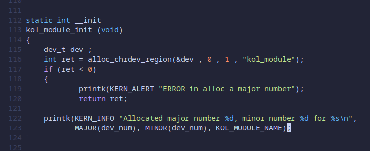 What is Major and Minor numbers in Linux module